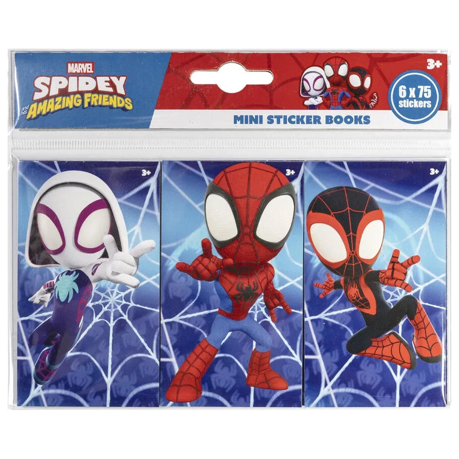 Spider-Man Spidey Friends mini sada nálepiek 6 ks produktová fotografia