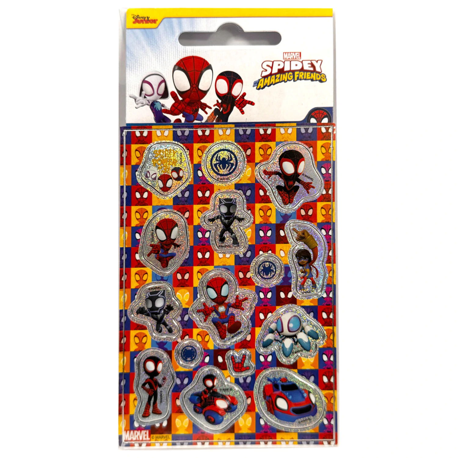 Spider-Man Spidey Power holografická sada nálepiek produktová fotografia