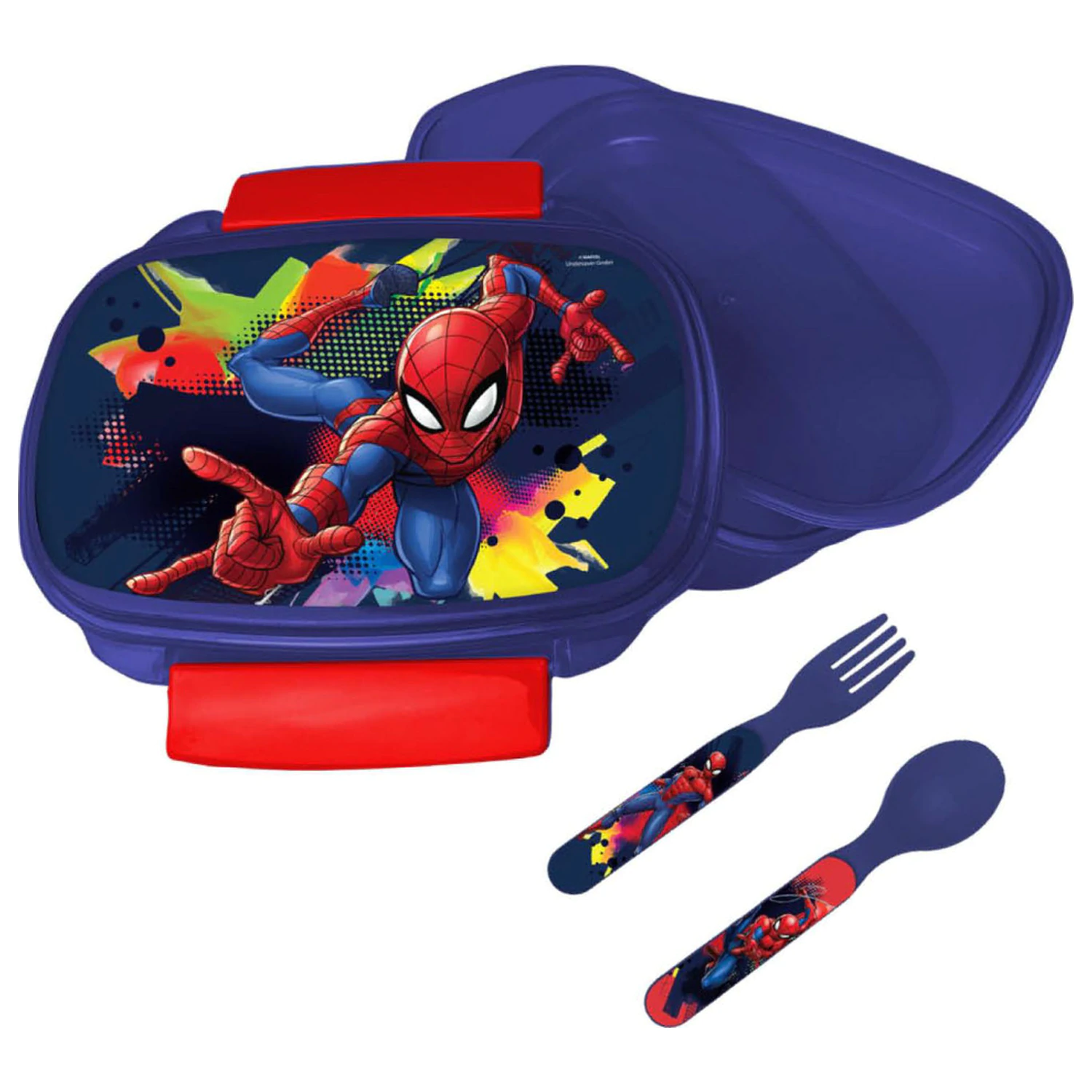 Spider-Man Splotch Krabička na sendvič + súprava príborov produktová fotografia