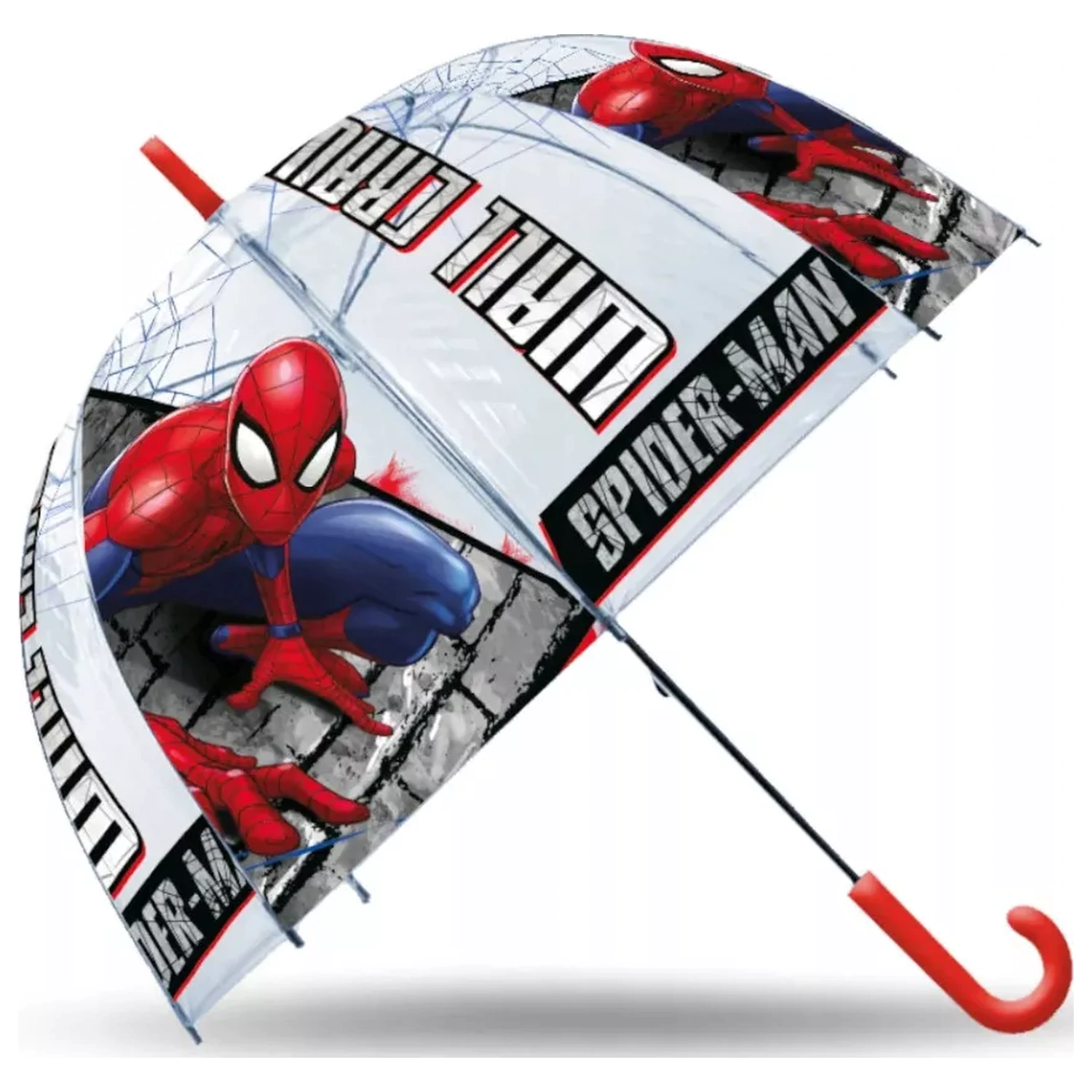 Spider-Man Wall Crawler Detský transparentný dáždnik produktová fotografia