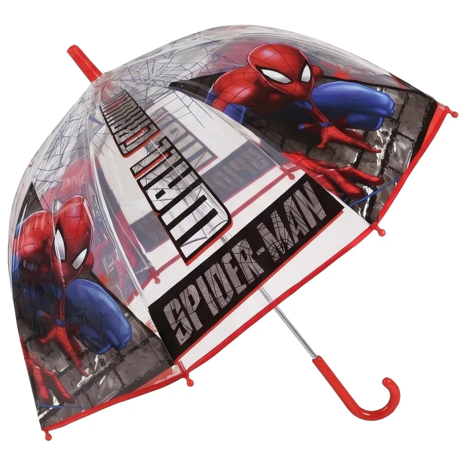 Spider-Man Wall Crawler Detský transparentný dáždnik produktová fotografia