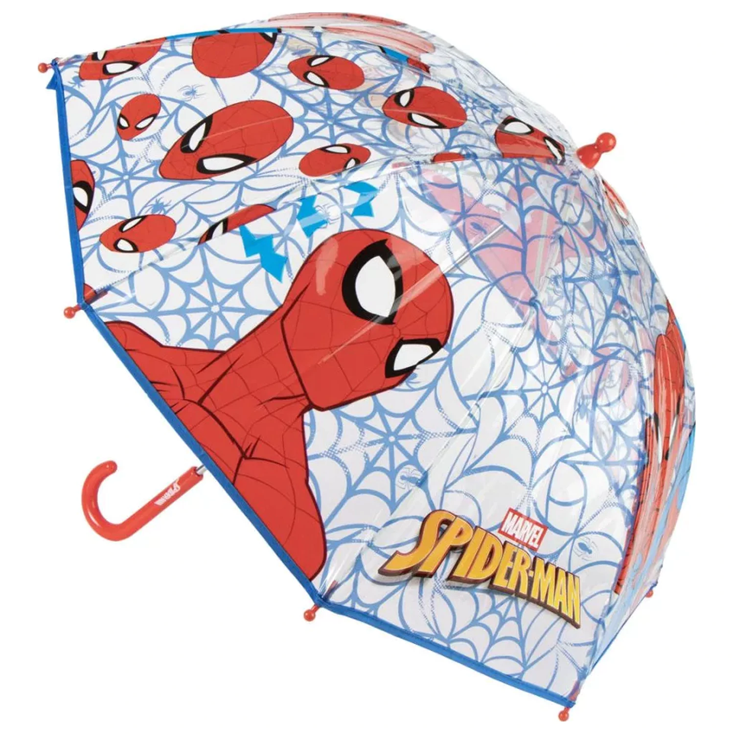 Spider-Man Web Detský Priehľadný Dáždnik produktová fotografia