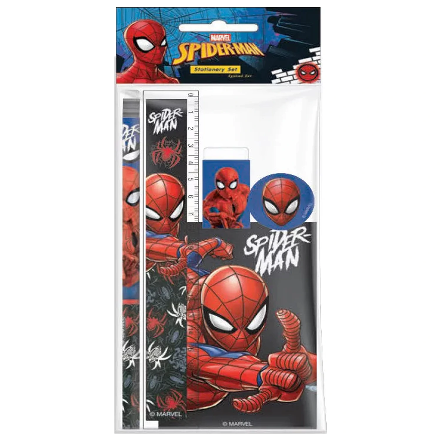 Spider-Man Web Head Súprava papiernictva, 5 ks produktová fotografia