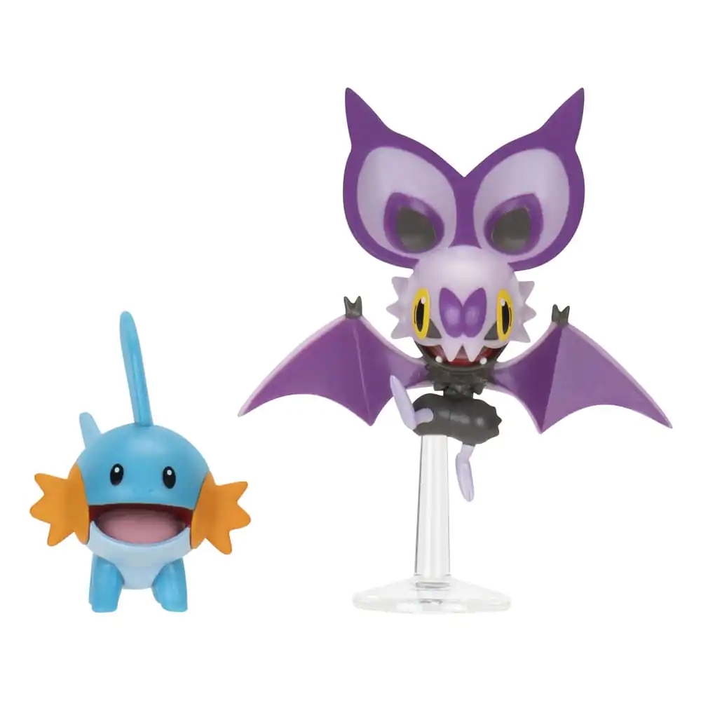 Pokémon figúrka 2-Pack Mudkip & Noibat so stojanom 8 cm produktová fotografia