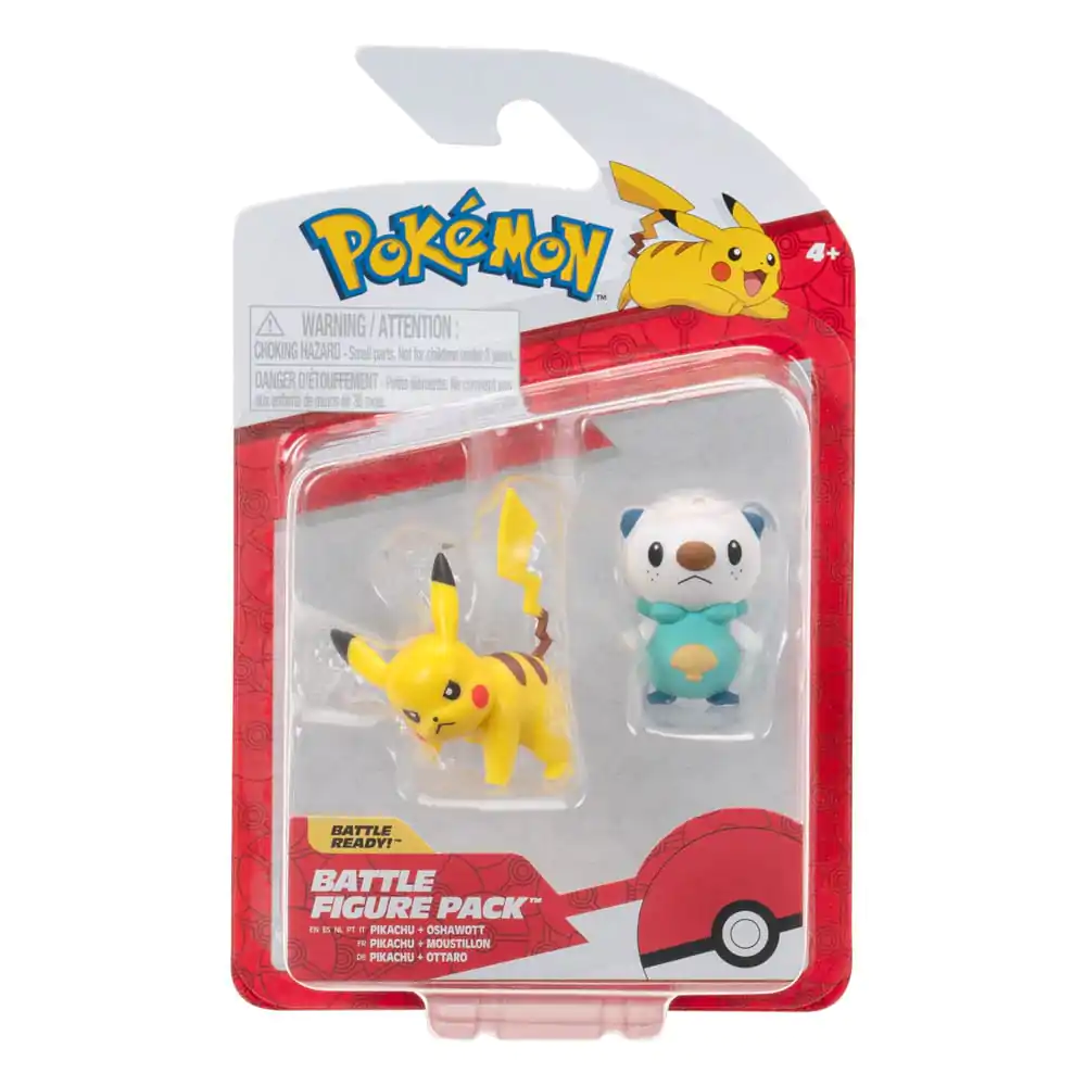 Pokémon Figúrky 2-Pack Oshawott & Pikachu 8 cm produktová fotografia
