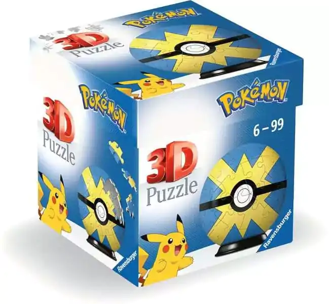 Pokémon 3D Puzzle Pokéballs: Quick Ball (55 ks) termékfotó