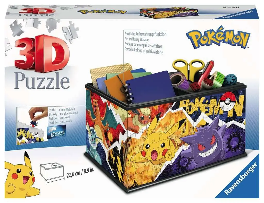 Pokémon 3D puzzle úložný box (223 kusov) produktová fotografia