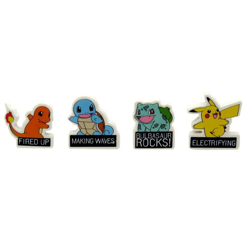 Pokemon set 4 gumy produktová fotografia