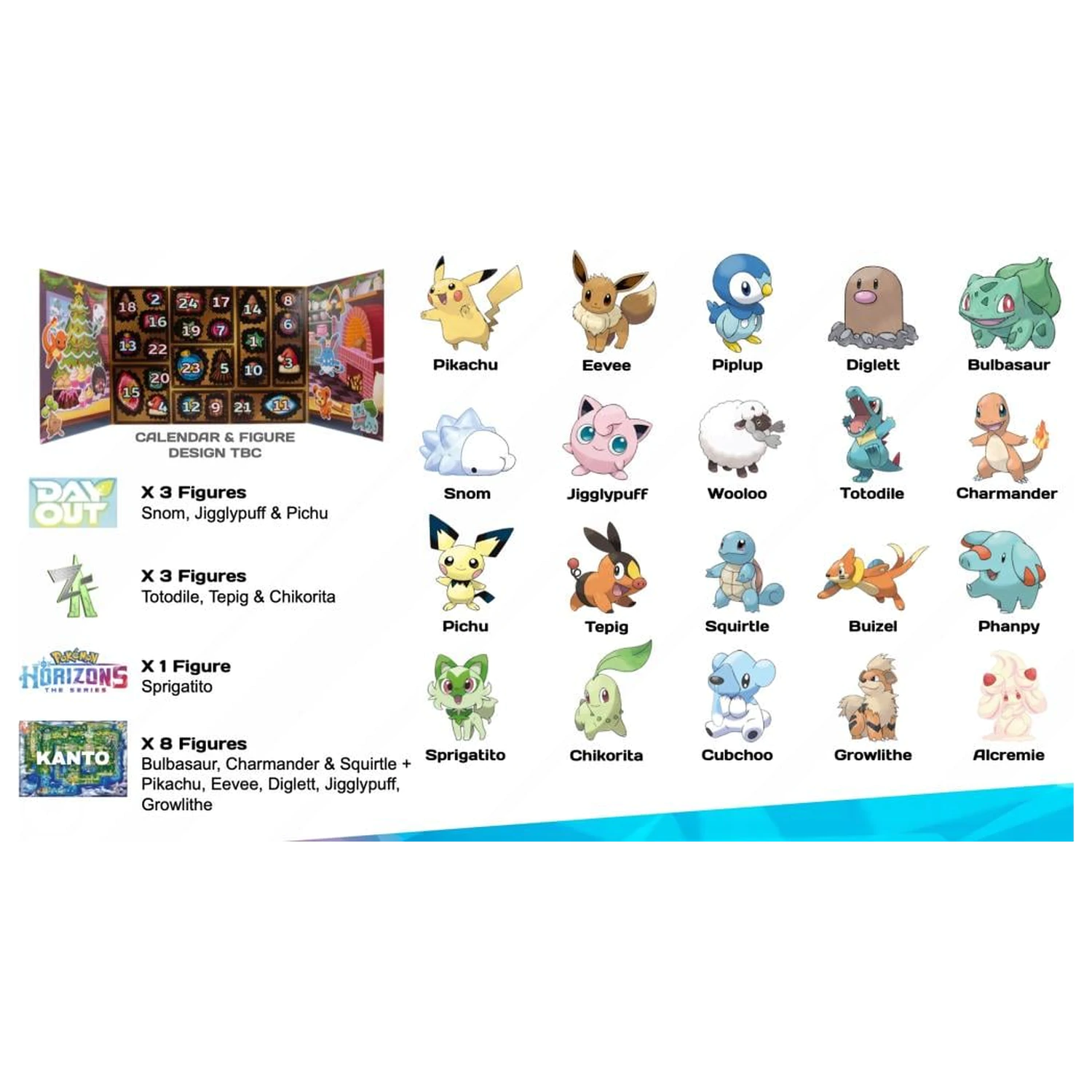 Pokémon Adventný kalendár 2026 produktová fotografia