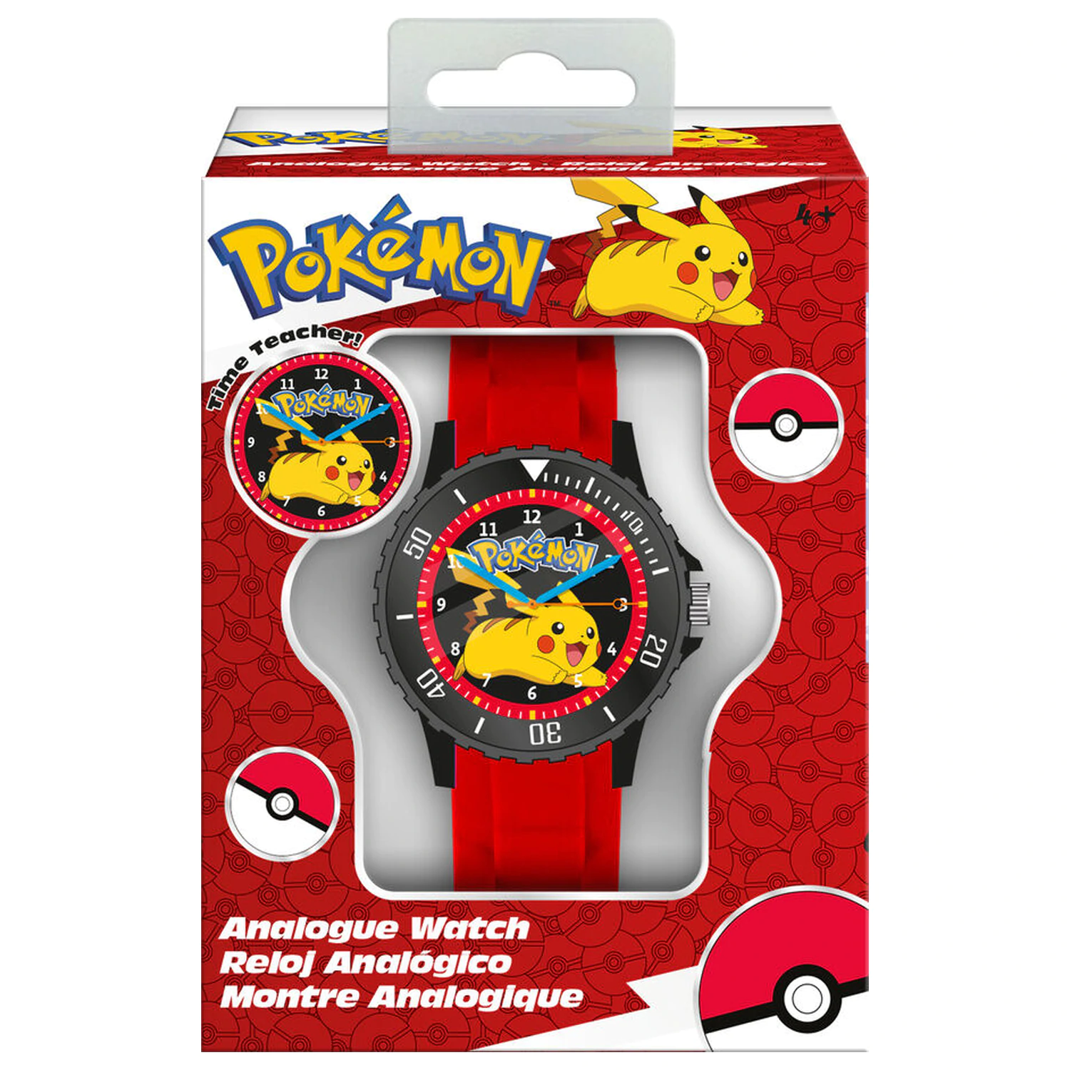 Pokemon analógové hodinky produktová fotografia