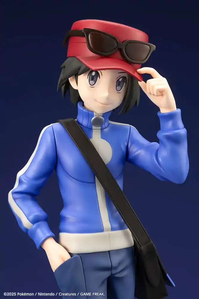 Pokémon ARTFXJ Socha 1/8 Calem & Froakie 20 cm produktová fotografia