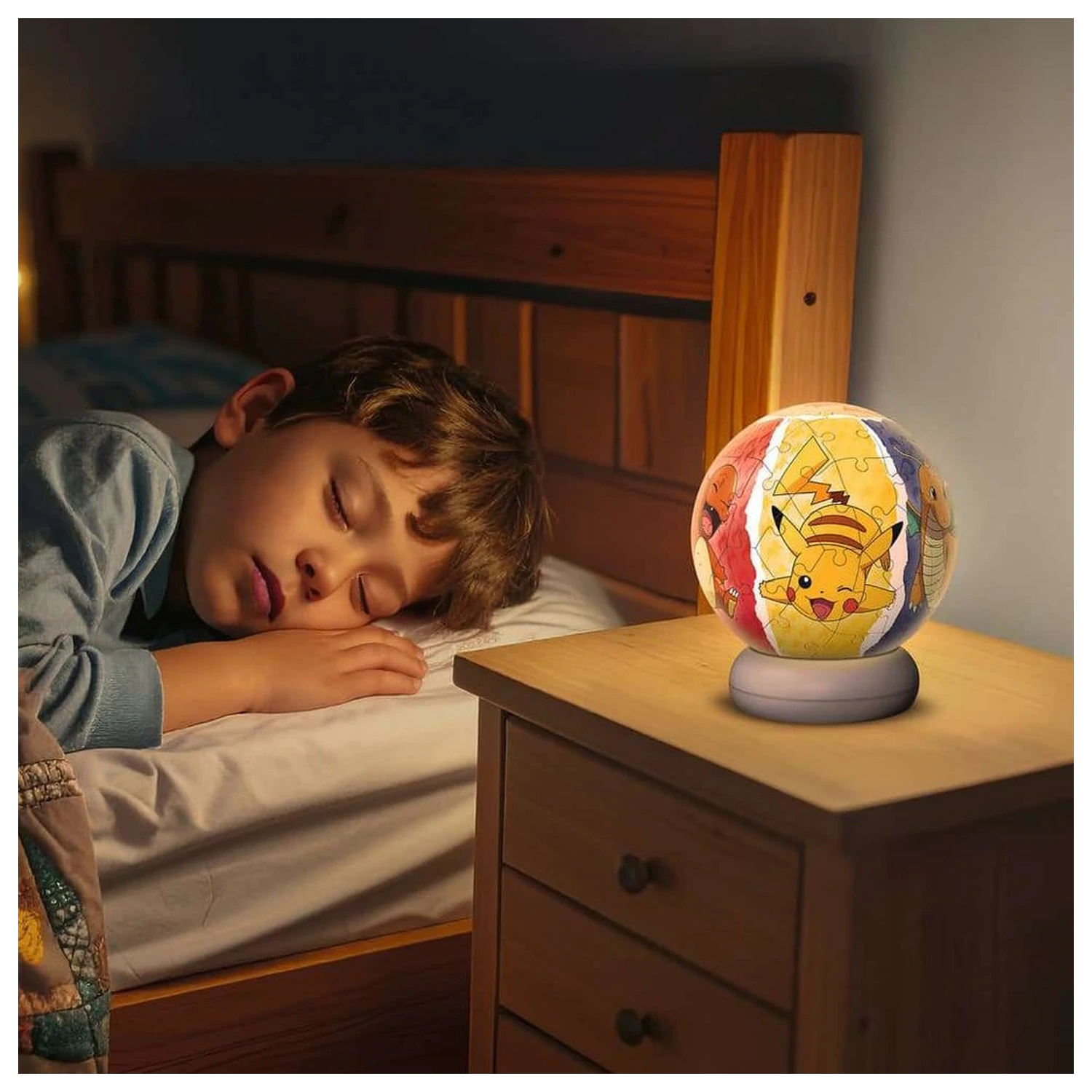 Pokémon 3D puzzle loptová nočná lampa (73 dielikov) produktová fotografia