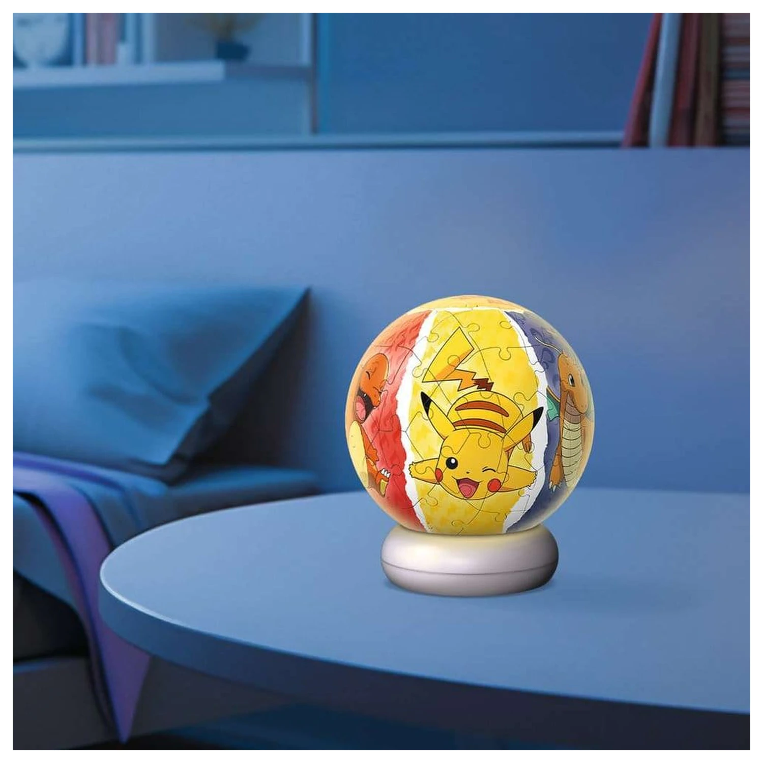 Pokémon 3D puzzle loptová nočná lampa (73 dielikov) produktová fotografia