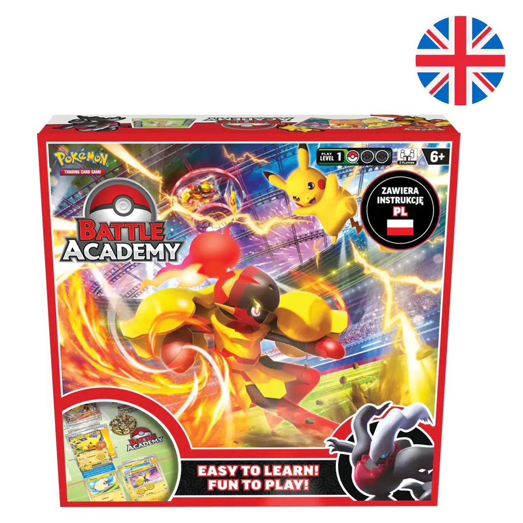 English Pokemon Battle Academy zberateľská kartová hra produktová fotografia