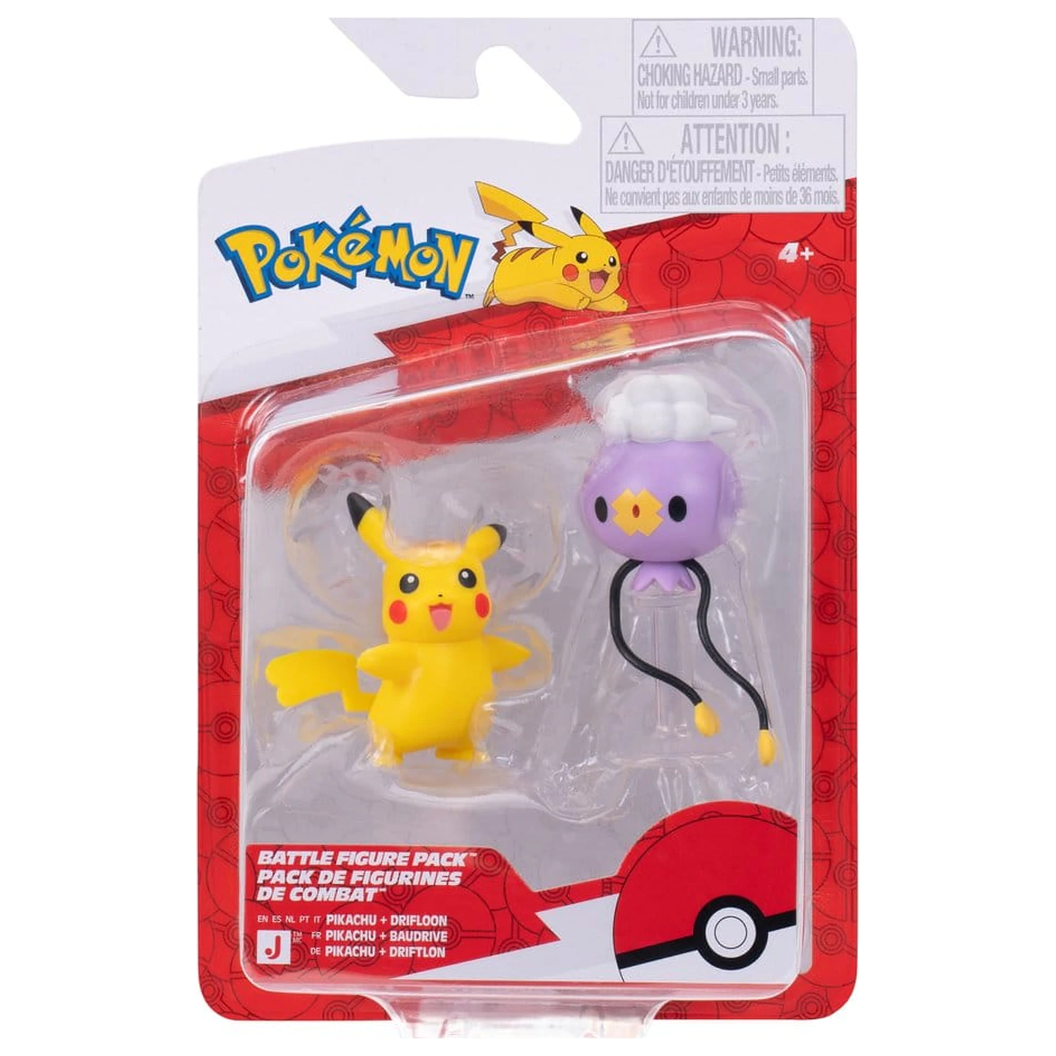 Pokémon Battle Figure Balenie 2 figúrok Drifloon & Pikachu produktová fotografia