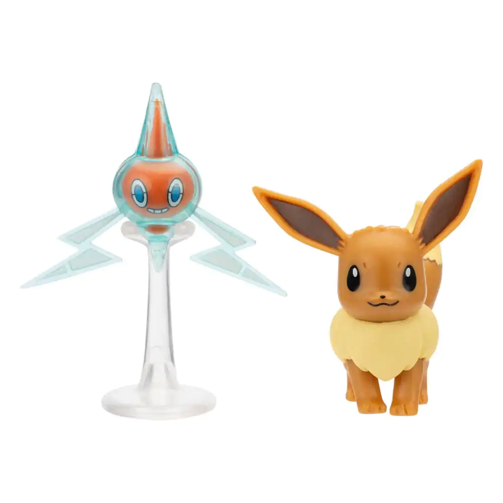 Pokémon Battle figúrky Set 2-Pack Eevee #4, Rotom 5 cm produktová fotografia