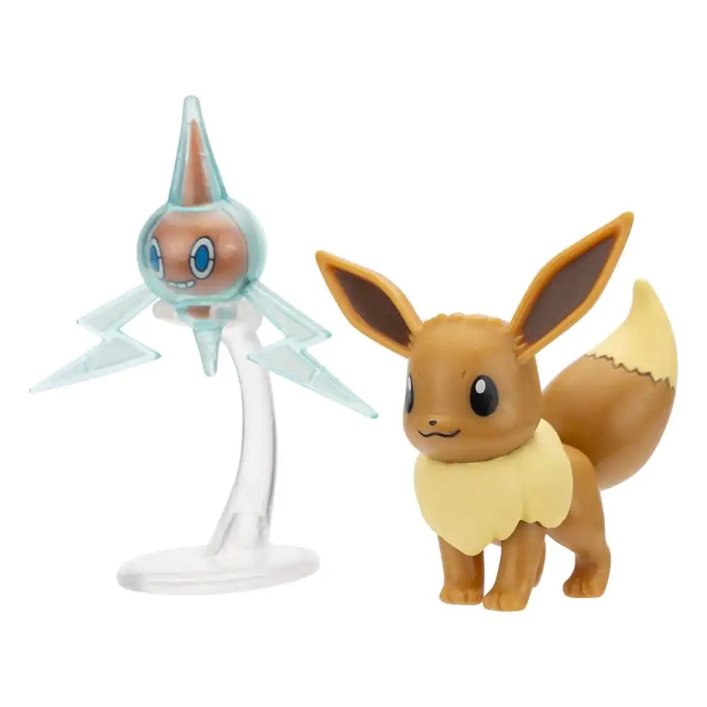 Pokémon Battle figúrky Set 2-Pack Eevee #4, Rotom 5 cm produktová fotografia