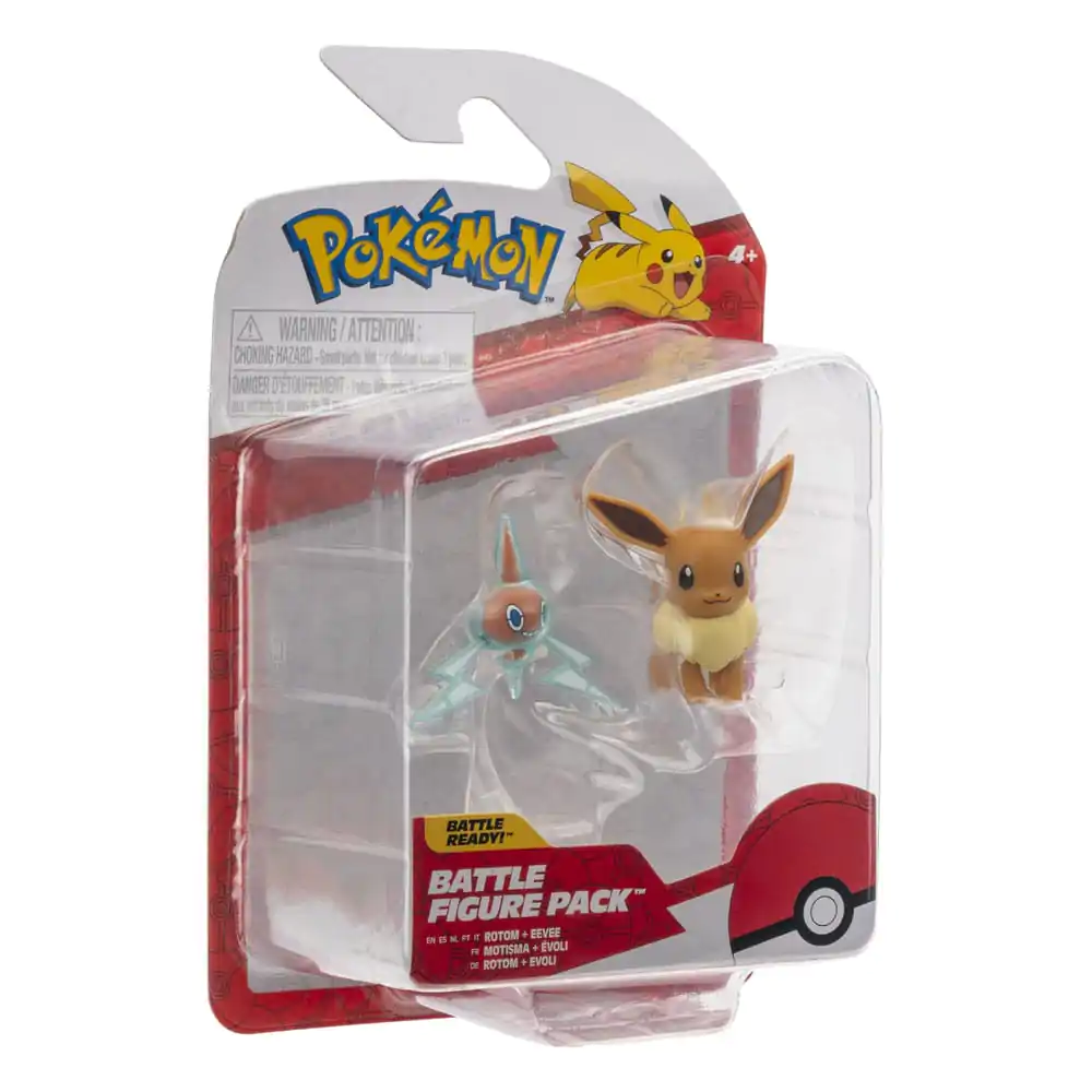 Pokémon Battle figúrky Set 2-Pack Eevee #4, Rotom 5 cm produktová fotografia