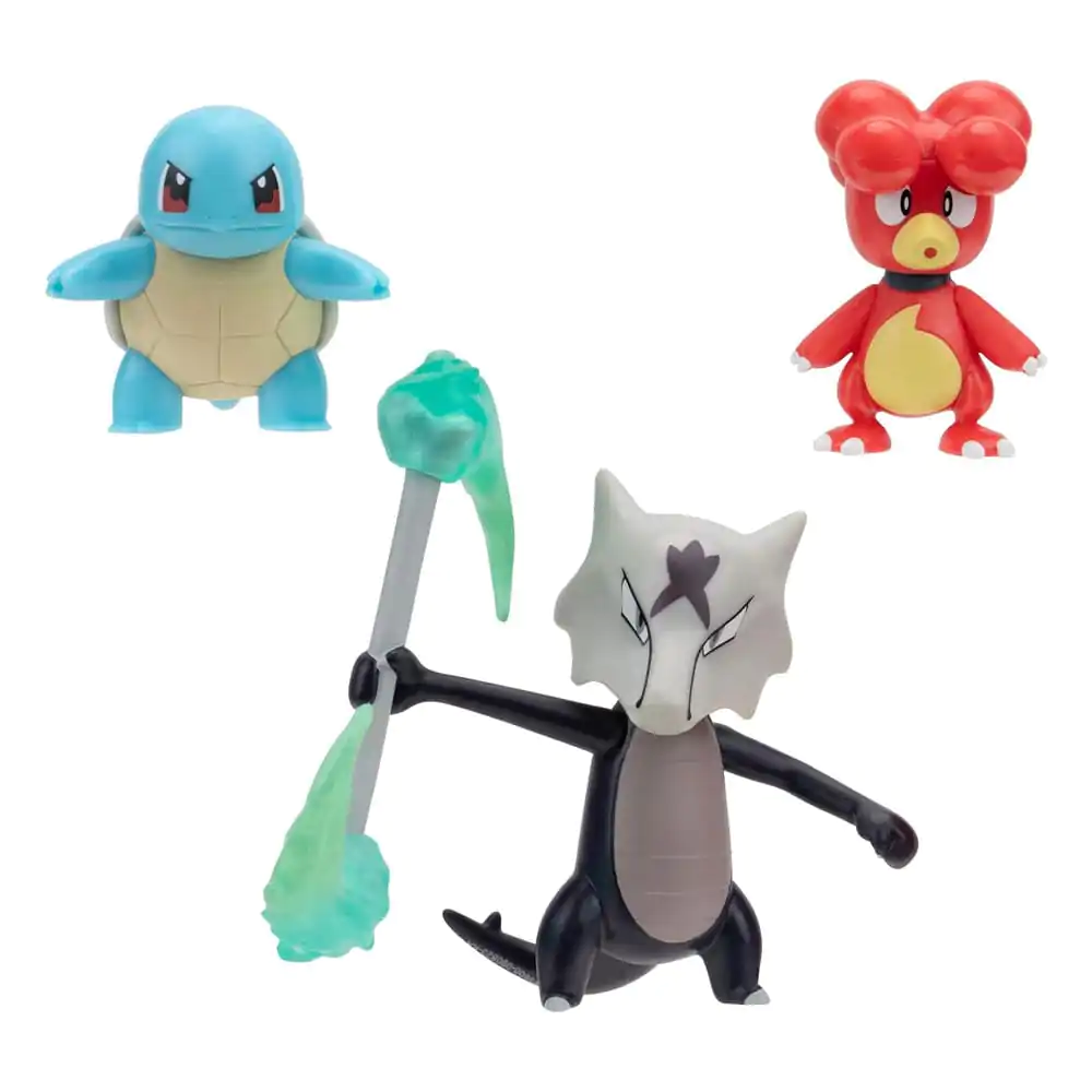 Pokémon Battle figúrka Set 3-Pack Magby, Squirtle #4, Alolan Marowak 5 cm produktová fotografia