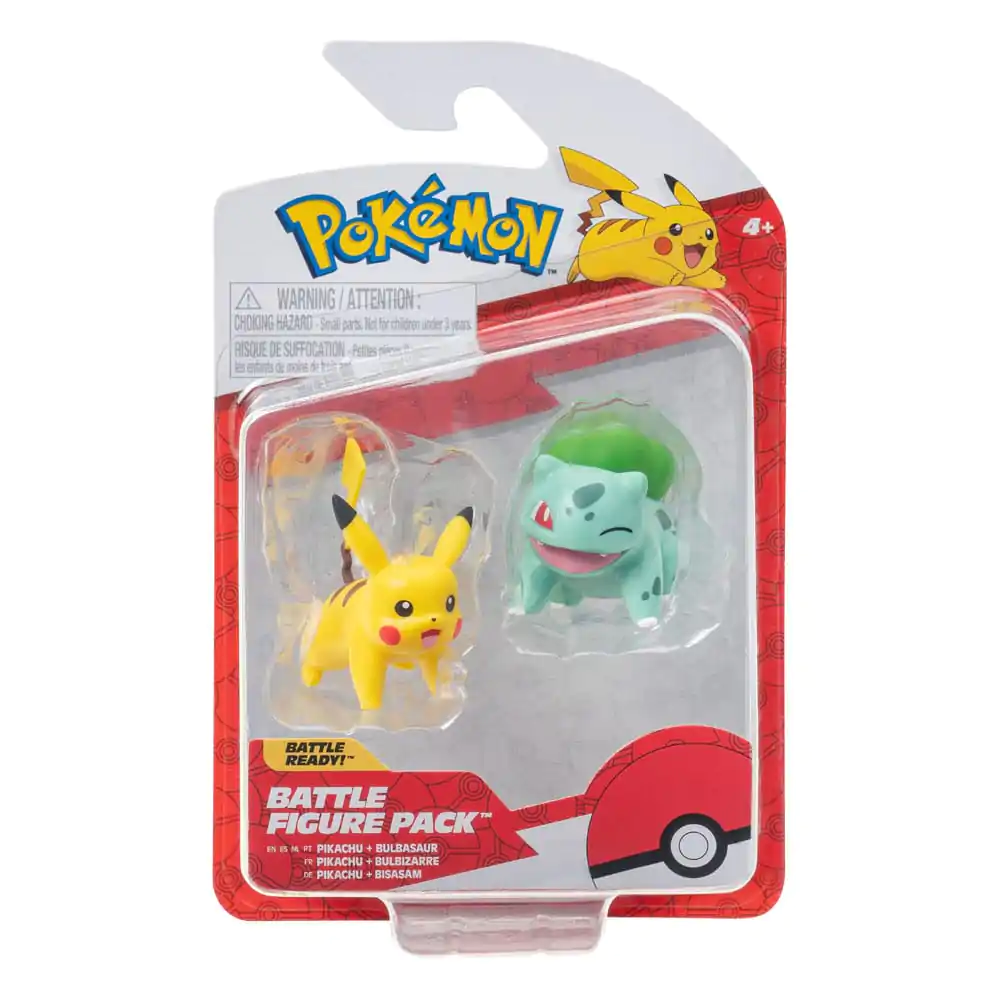 Pokémon Battle Figúrka First Partner Set Figúrka 2-balenie Bulbasaur #2, Pikachu #1 produktová fotografia