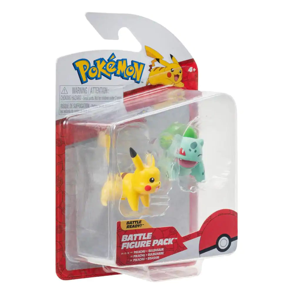 Pokémon Battle Figúrka First Partner Set Figúrka 2-balenie Bulbasaur #2, Pikachu #1 produktová fotografia