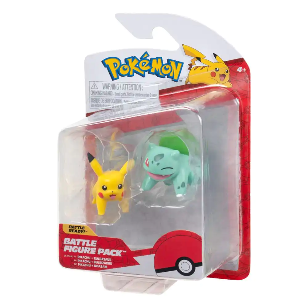 Pokémon Battle Figúrka First Partner Set Figúrka 2-balenie Bulbasaur #2, Pikachu #1 produktová fotografia