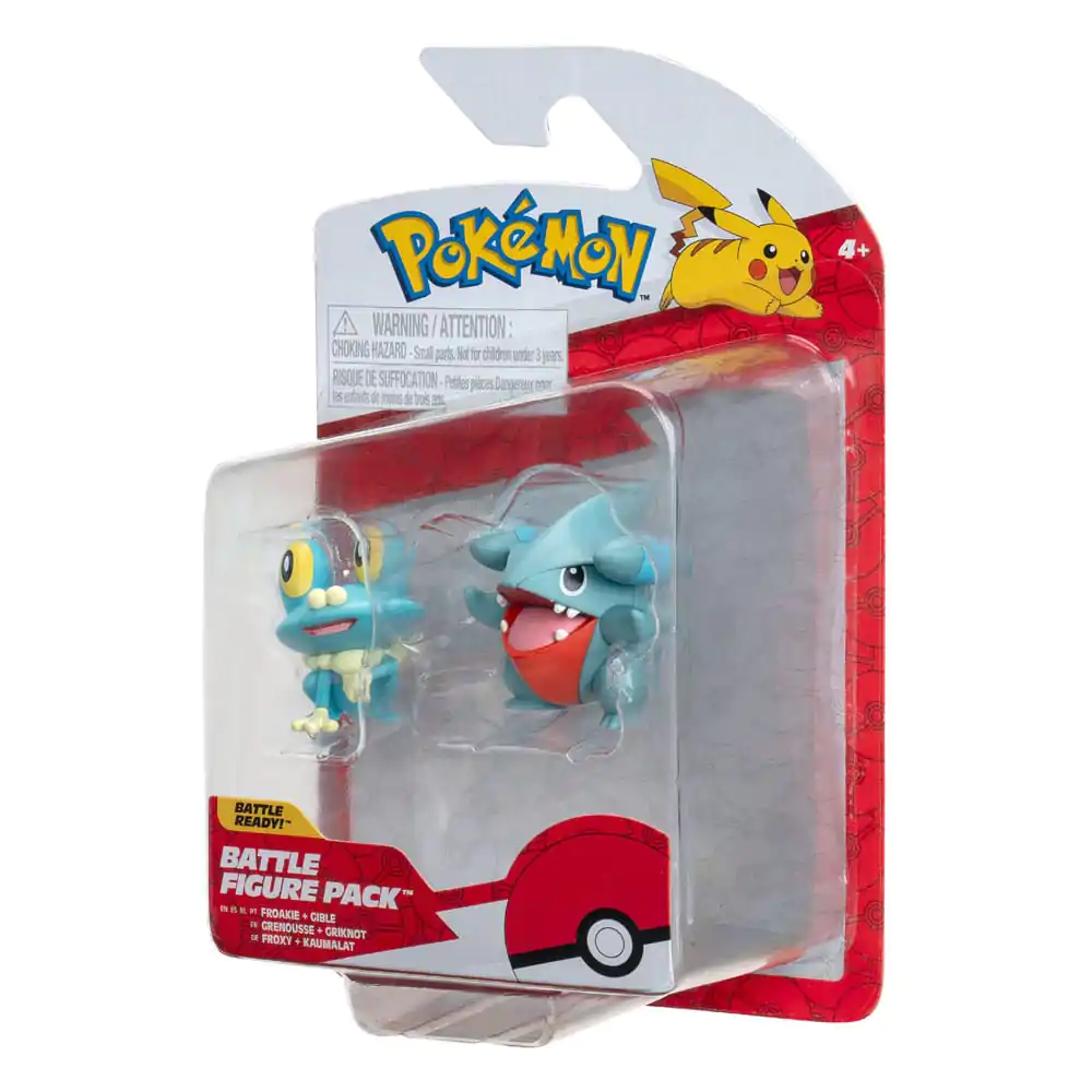 Pokémon Battle Figure First Partner Set Figúrka 2-Pack Gible, Froakie 5 cm produktová fotografia