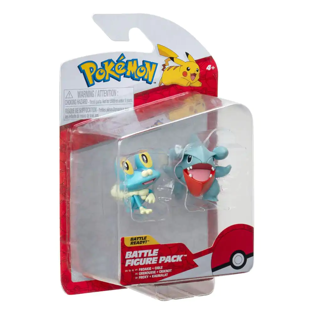 Pokémon Battle Figure First Partner Set Figúrka 2-Pack Gible, Froakie 5 cm produktová fotografia