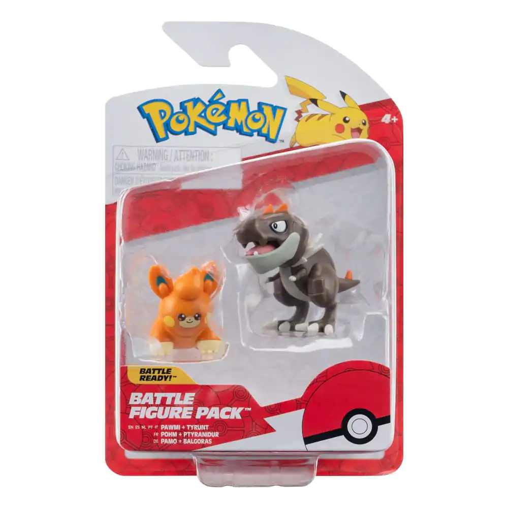 Pokémon Battle Figure First Partner Set Figúrky 2-Pack Tyrunt, Pawmi 5 cm produktová fotografia