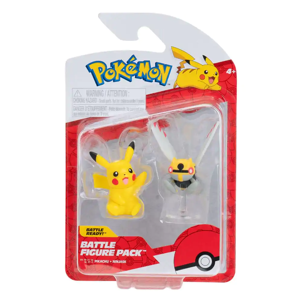 Pokémon Battle Figure Set 2 kusov figúrok Ninjask &amp; Pikachu #7 termékfotó