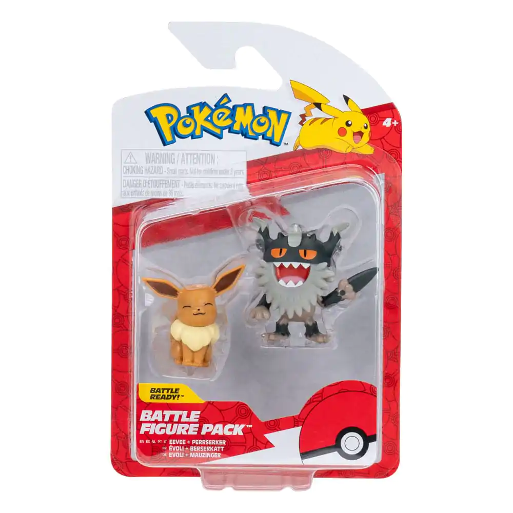 Pokémon Battle Figure Set Figure 2-Pack Perrserker & Eevee #2 termékfotó