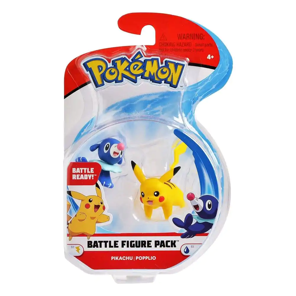 Pokémon Battle Figure Set figúrka 2-balenie Pikachu, Popplio produktová fotografia