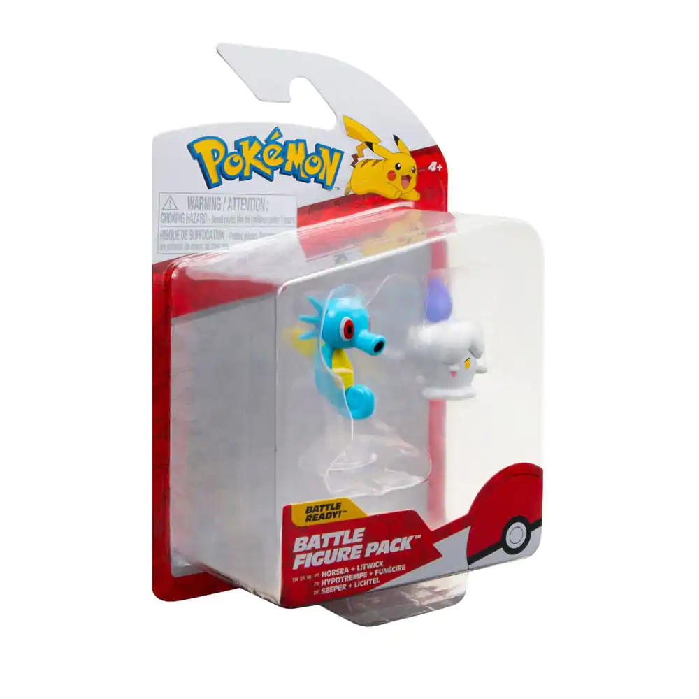 Pokémon Battle Figure Set Figúrka 2-balenie Litwick, Horsea produktová fotografia