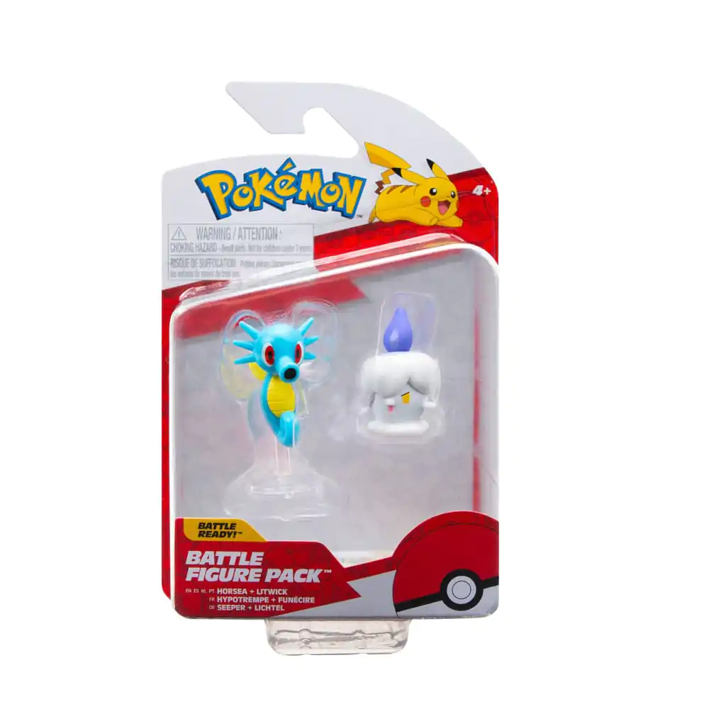 Pokémon Battle Figure Set Figúrka 2-balenie Litwick, Horsea produktová fotografia