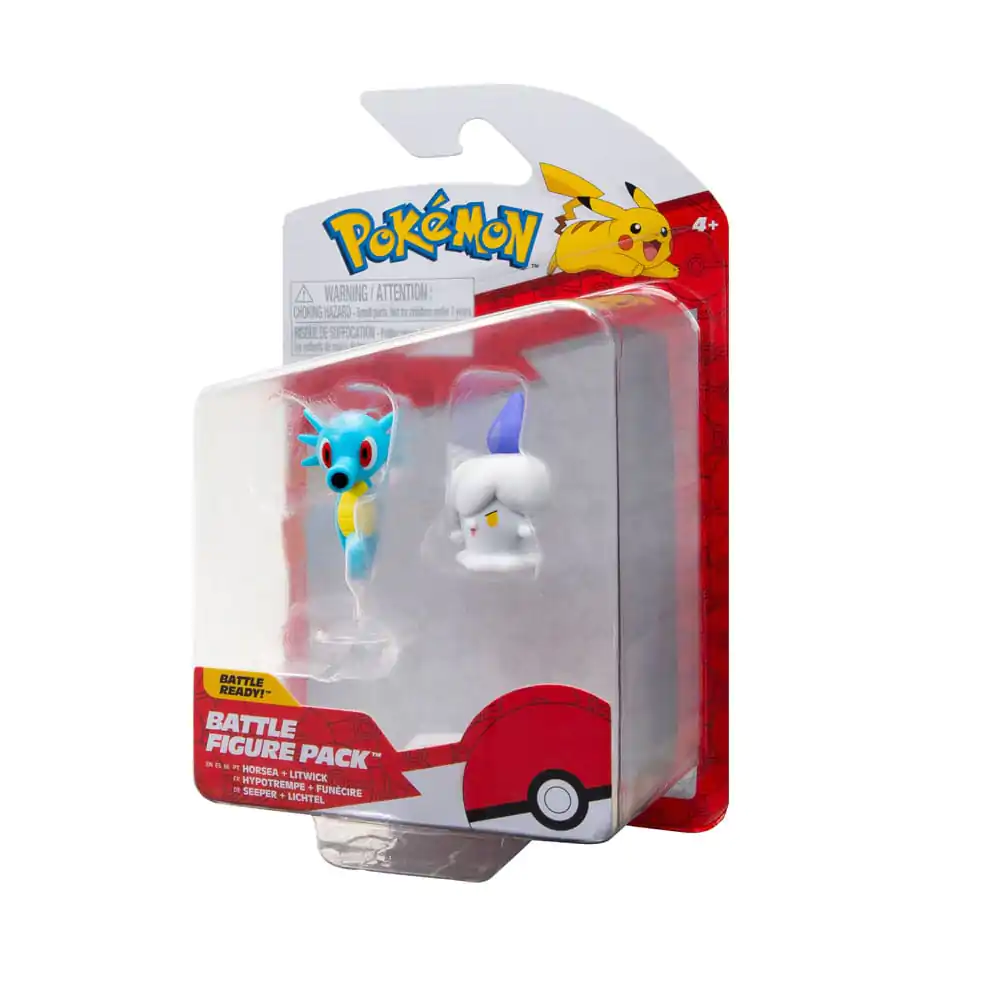 Pokémon Battle Figure Set Figúrka 2-balenie Litwick, Horsea produktová fotografia