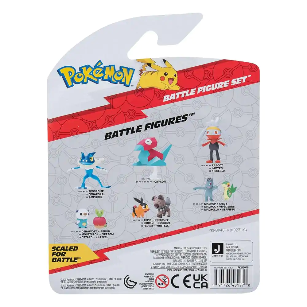Pokémon Battle Figure Set Figúrka 3-balenie Rockruff, Bellossom, Vaporeon produktová fotografia