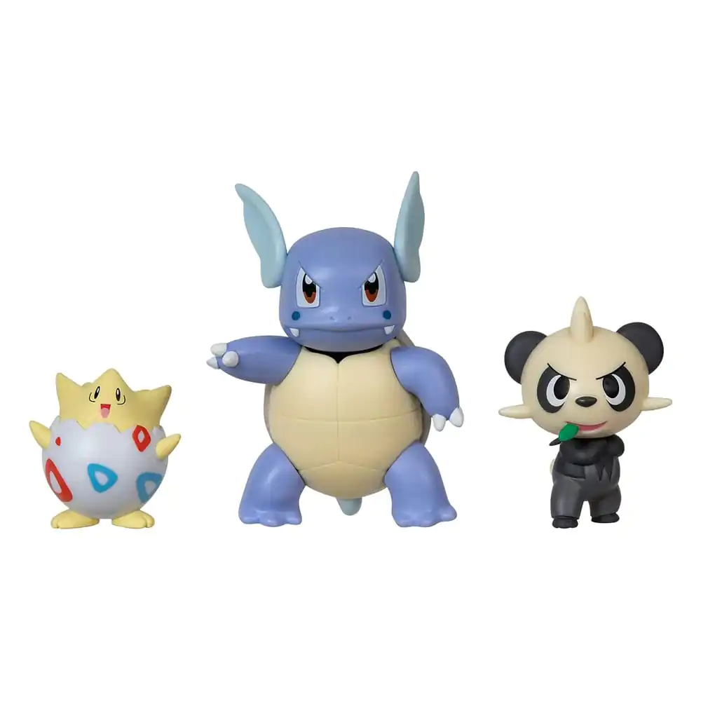 Pokémon Battle Figure Set Sada figúrok 3-Pack Togepi, Pancham, Wartortle produktová fotografia