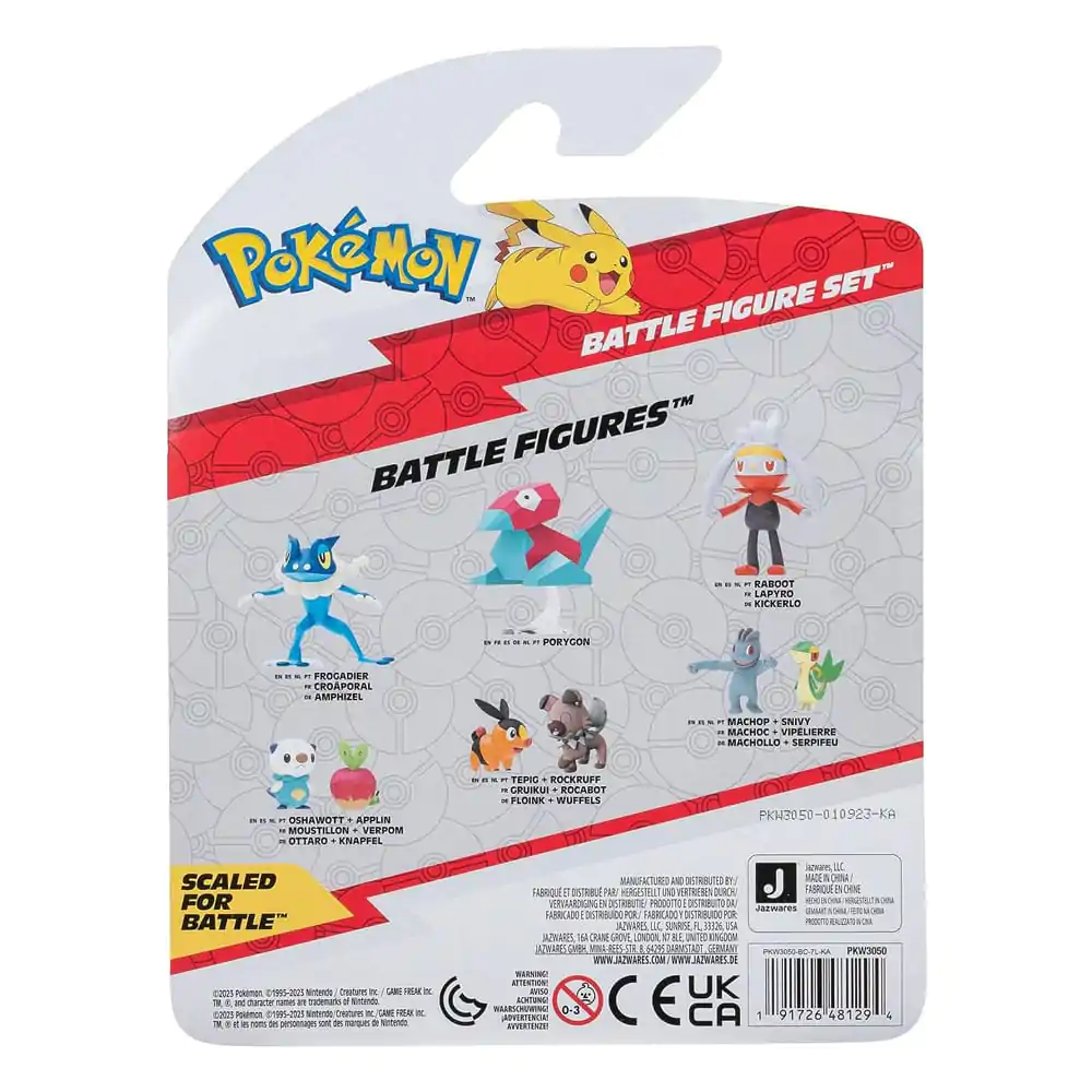 Pokémon Battle Figure Set Figúrka 3-Pack Wooloo, Carvanha, Jolteon produktová fotografia