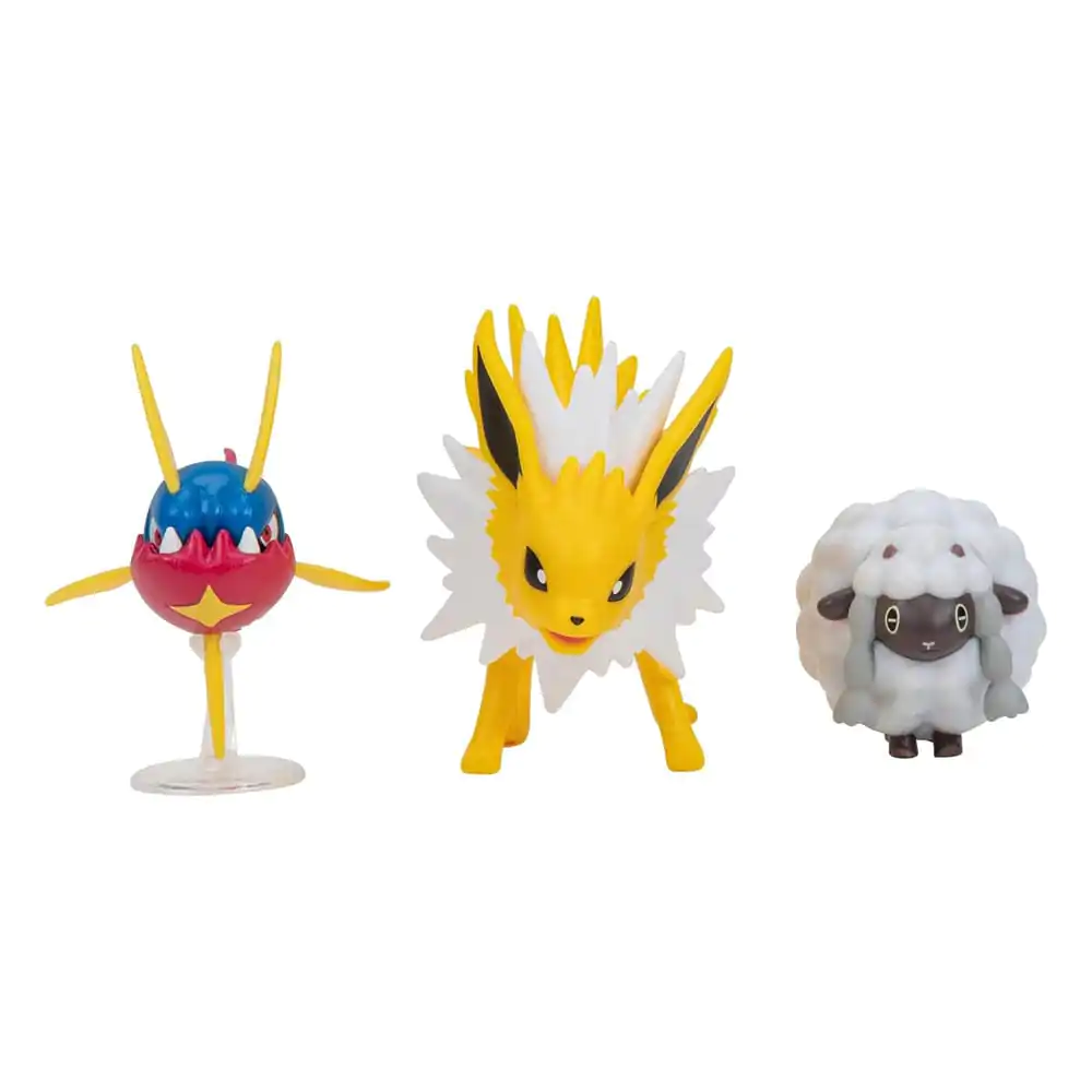 Pokémon Battle Figure Set Figúrka 3-Pack Wooloo, Carvanha, Jolteon produktová fotografia