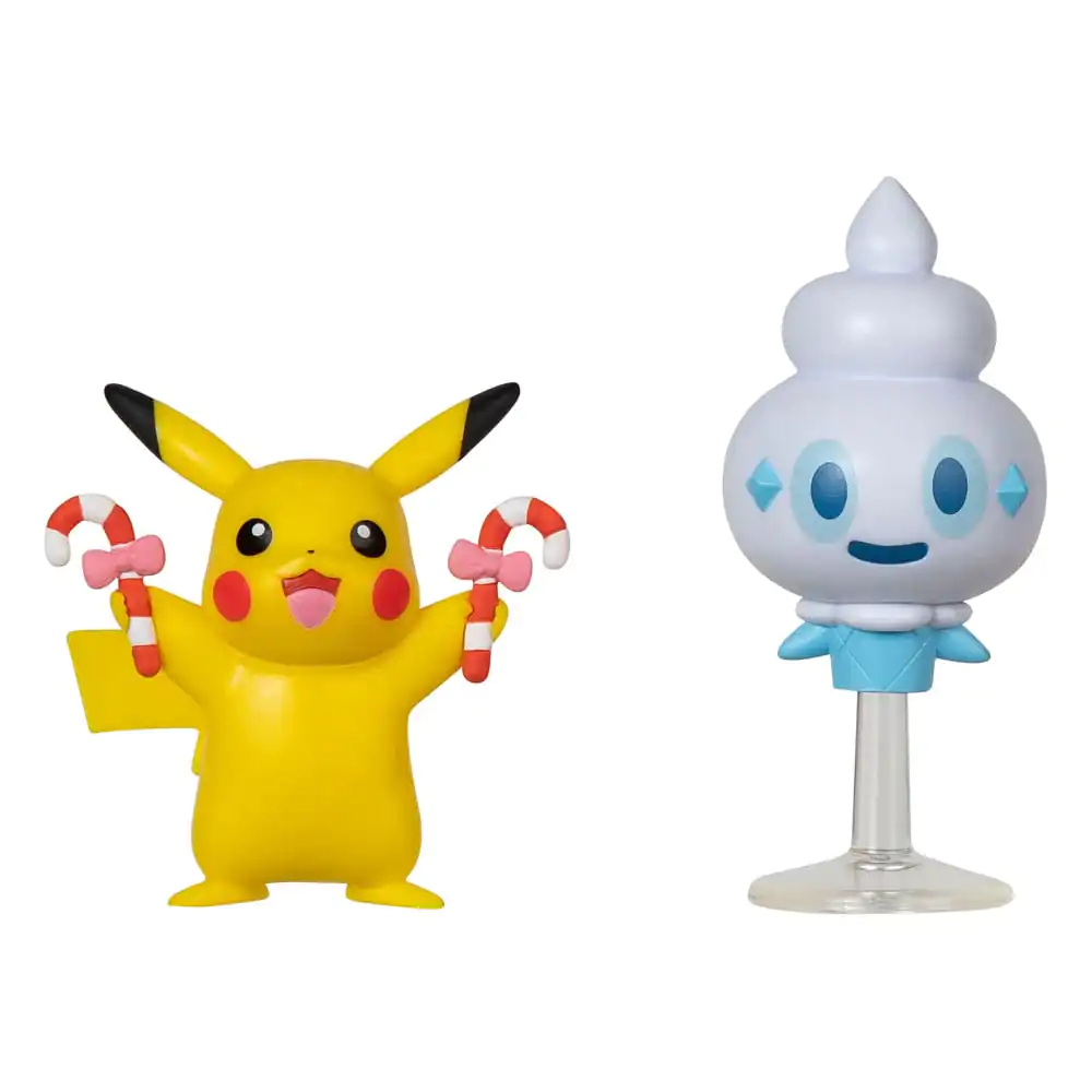 Pokémon Battle Figure Set Figúrka 2-balenie Holiday Edition: Pikachu, Vanillite produktová fotografia