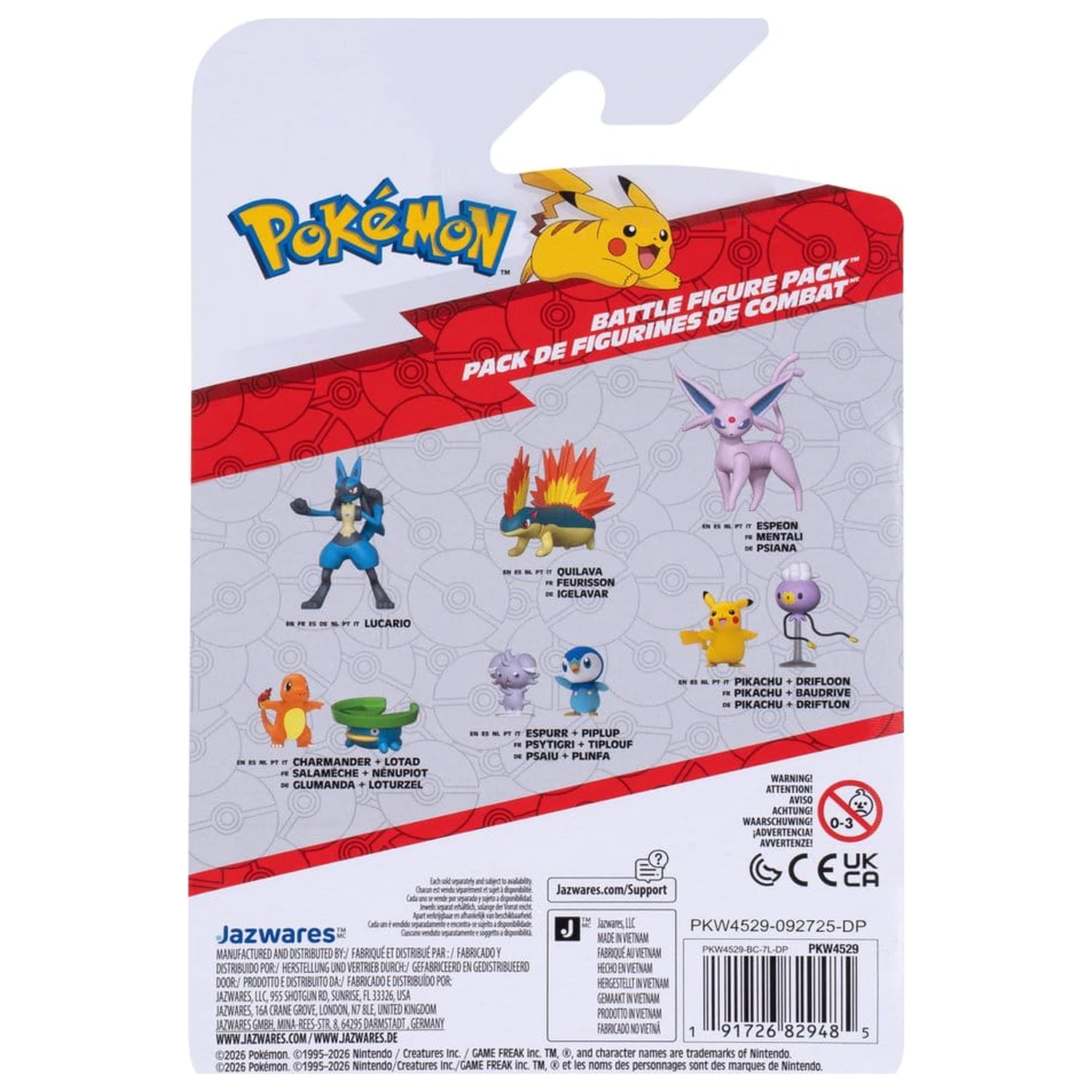 Pokémon Battle Figure 2-Pack Lotad & Charmander produktová fotografia