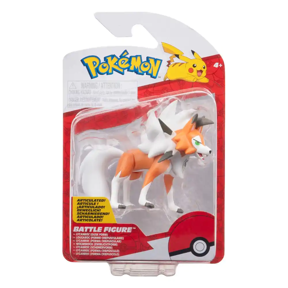 Pokémon Battle figúrka Lycanroc Dusk Form 5 cm produktová fotografia
