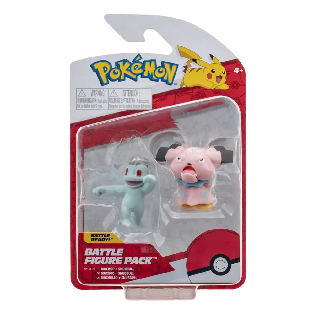 Pokémon Battle Figure Set Figúrky 2-Pack Machop, Snubbull produktová fotografia