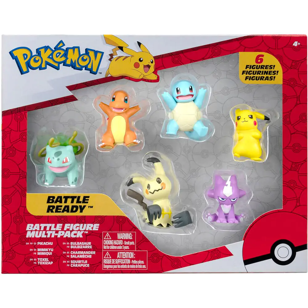 Pokemon Battle Ready balenie 6 figúrok produktová fotografia