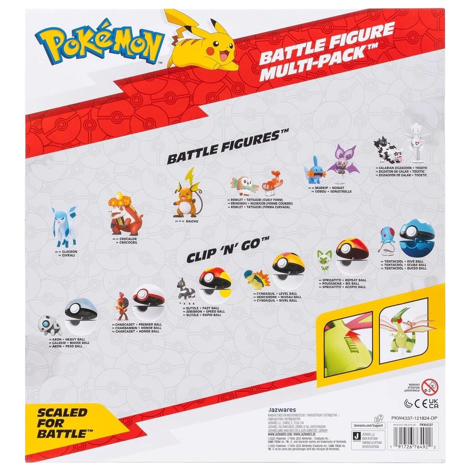 Pokemon Battle Ready balenie 10 figúrok produktová fotografia