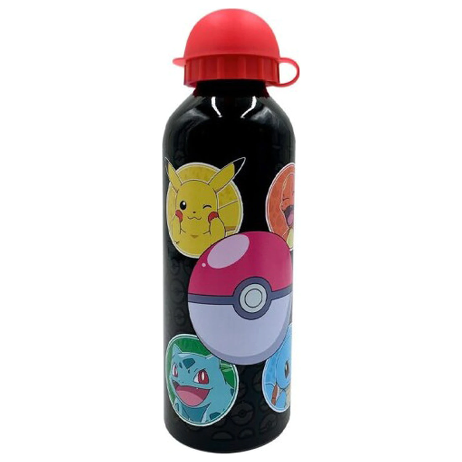 Pokemon Black Hliníková fľaša na vodu s uzáverom na pitie 500 ml produktová fotografia