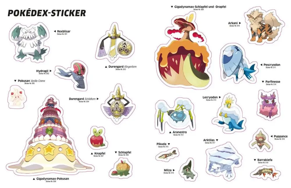 Pokémon Kniha Das ultimative Stickerbuch - Galar Region *German Version* produktová fotografia