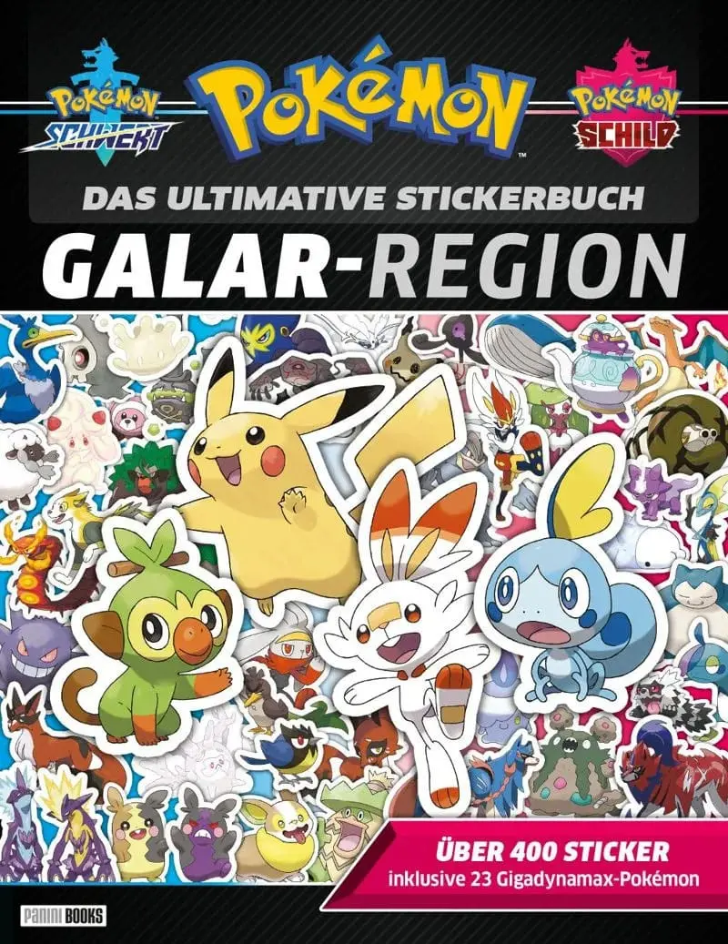 Pokémon Kniha Das ultimative Stickerbuch - Galar Region *German Version* produktová fotografia