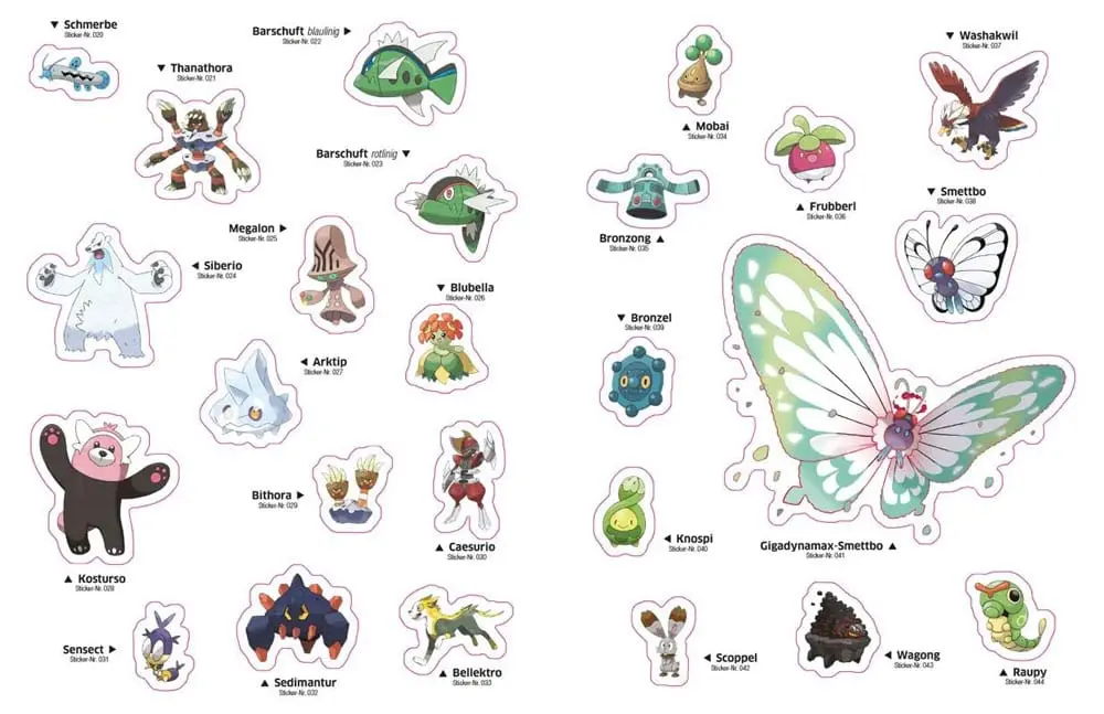 Pokémon Kniha Das ultimative Stickerbuch - Galar Region *German Version* produktová fotografia
