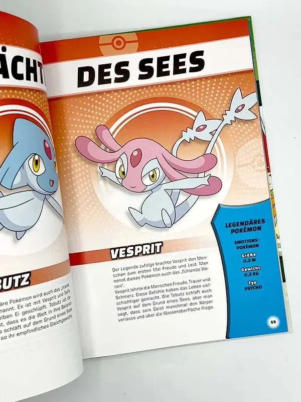 Pokémon Kniha Legendär und mysteriös *German Version* produktová fotografia